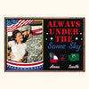 Veteran Couple Custom Poster Always Under The Same Sky Personalized Gift