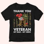 Thank You Veteran Custom Shirt Personalized Gift for Veterans Day