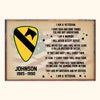 Veteran&#39;s Creed Custom Poster Personalized Gift