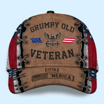 Veteran Custom Cap Grumpy Old Veteran Personalized Gift