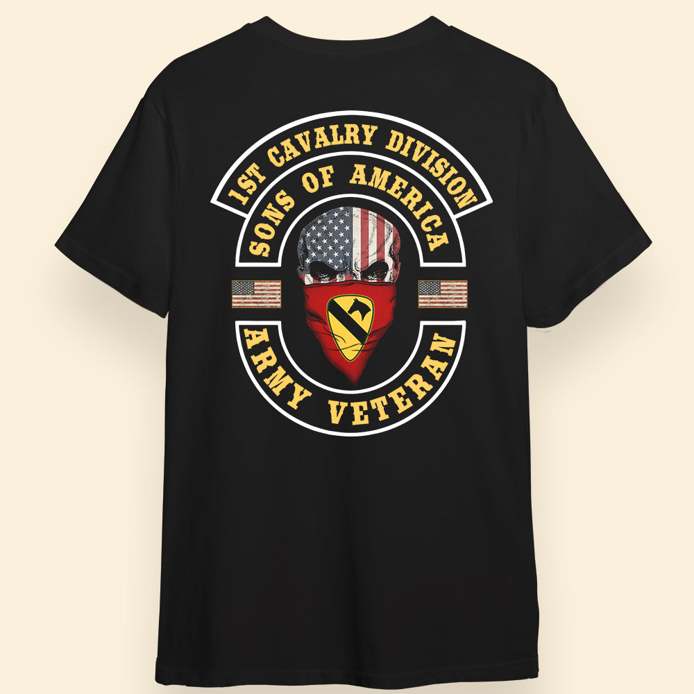 Army Veteran Custom Shirt Sons Of America Personalized Gift