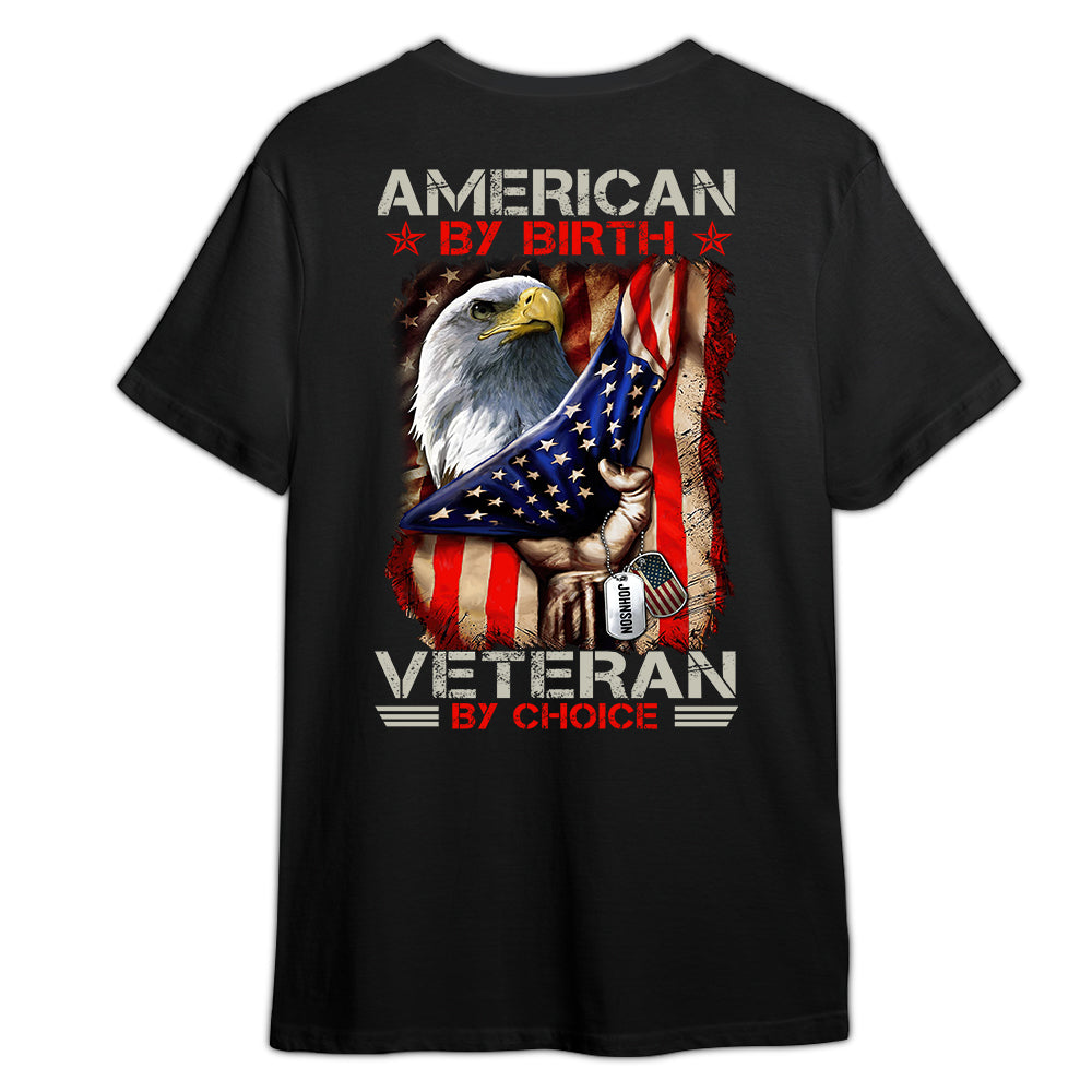 Veteran Custom Shirt Happy Independence Day Eagle Personalized Gift