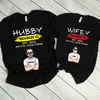 Couple Custom Shirt Hubby And Wifey Personalized Gift