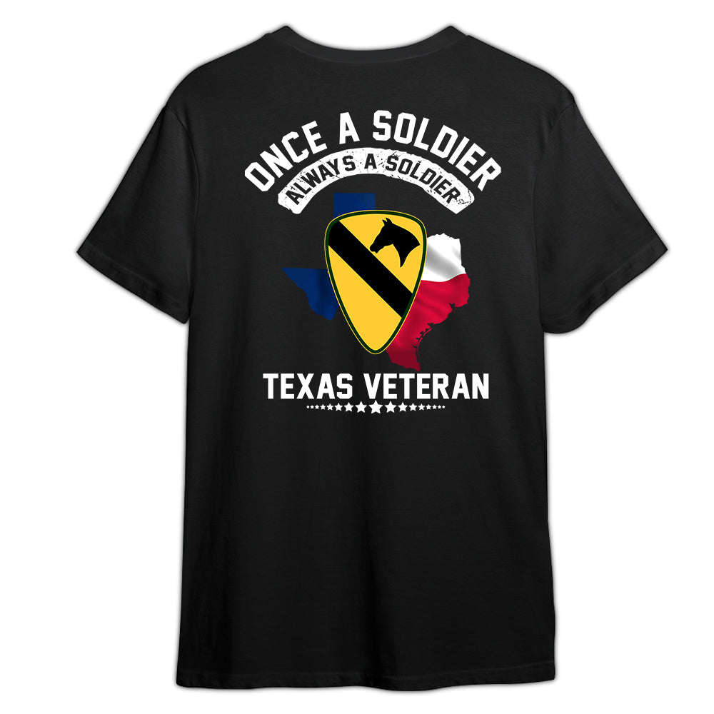 Army Veteran Custom Shirt Once A Soldier Always A Soldier Personalized Gift