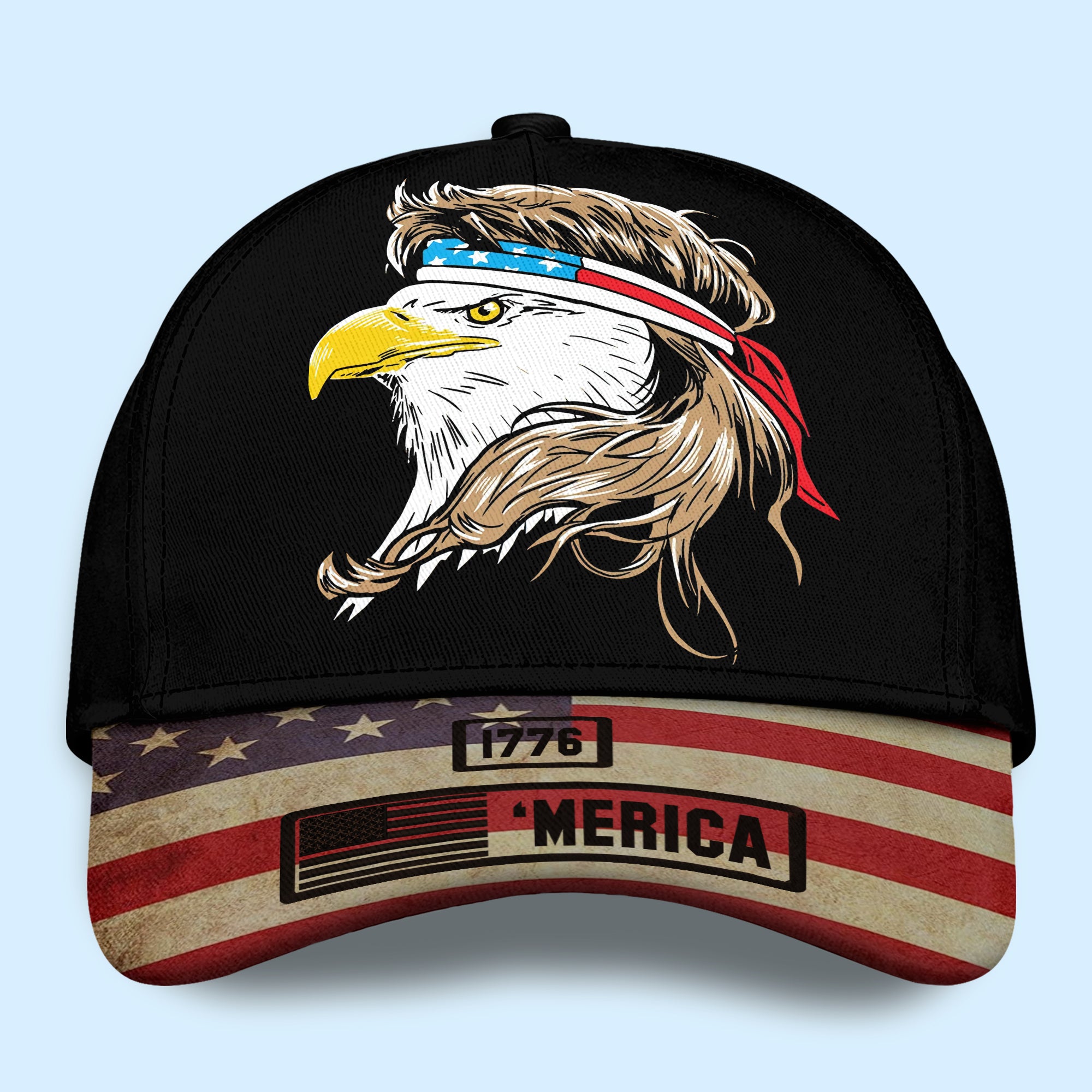Patriotism Custom Cap Happy Fourth of July Personalized Gift