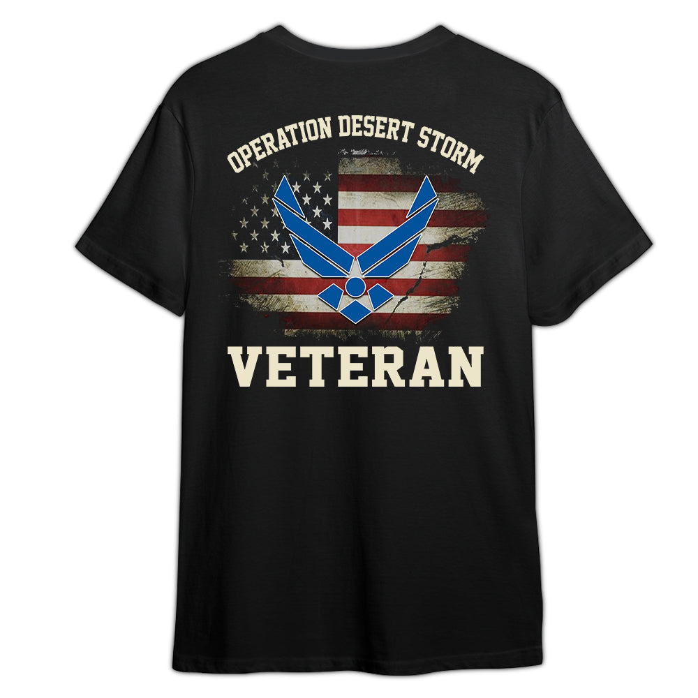 Veteran Custom Shirt Operation Desert Storm Personalized Gift