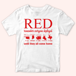 Veteran Custom Shirt Remember Everyone Deployed Personalized Gift