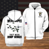 AirBonre Veteran Custom All Over Printed Shirt Heroes Don&#39;t Wear Capes They Wear Jump Wings Personalized Gift