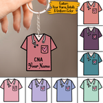 Nurse Custom Keychain Cute Nurse Personalized Gift