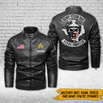 Veteran Biker Custom Leather Jacket Grumpy Old Biker Personalized Gift