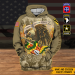 Vietnam Veteran Custom Hoodie Proudly Served Personalized Gift