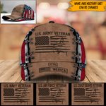 Veteran Custom Cap Military Gun Personalized Gift