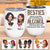 Bestie Custom Wine Tumbler Here's To Another Year Of Bonding Over Alcohol Tolerating Idiots Funny Personalized Best Friend Gift