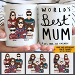 Mom Custom Mug World's Best Mom It's True We Checked Personalized Gift - PERSONAL84