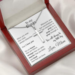 Mom Custom Necklace To My Son You Will Always Be My Little Boy Personalized Gift - PERSONAL84