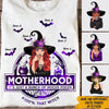 Mom Custom Shirt Motherhood Just A Bunch Of Hocus Personalized Gift Mother Halloween - PERSONAL84