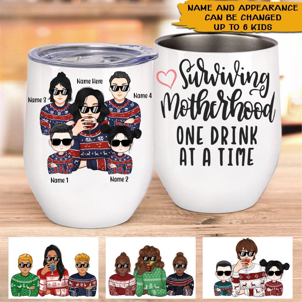 Mother Custom Wine Tumbler Like Mother Like Daughter Oh Crap Personali -  PERSONAL84