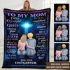 Mother Custom Blanket To My Mom I&#39;m So Grateful God Choose You Mother&#39;s Day Personalized Gift - PERSONAL84