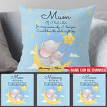 Mother Custom Pillow If I Had A Star For Every Reason Why I Love You Personalized Gift - PERSONAL84