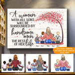 Mother Custom Poster A Woman With All Sons Mother's Day Personalized Gift - PERSONAL84