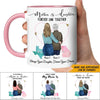 Mother Daughter Custom Mug The Love Between Mother And Daughter Knows No Distance Personalized Long Distance Gift - PERSONAL84