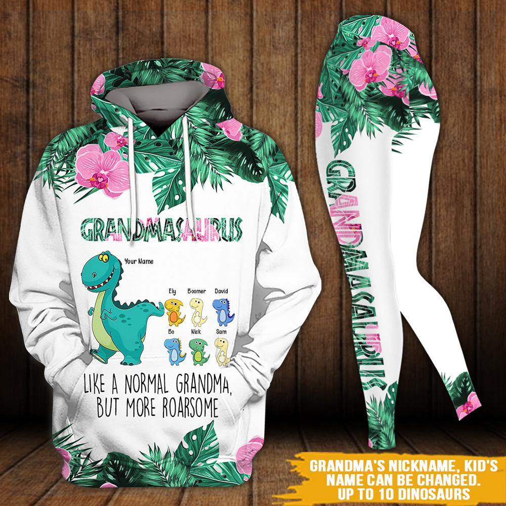 Mother's Day Custom All Over Print Shirt Mamasaurus Like A Normal Mama More Rawr-some Personalized Gift - PERSONAL84