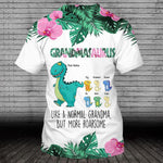 Mother's Day Custom All Over Print Shirt Mamasaurus Like A Normal Mama More Rawr-some Personalized Gift - PERSONAL84