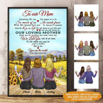 Mother's Day Custom Poster Everything I Am You Helped Me To Be Personalized Gift - PERSONAL84