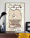 Mother&#39;s Day Custom Poster The Love Between A Mother And A Daughter Is Forever Personalized Gift - PERSONAL84