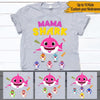 Mother&#39;s Day Custom T Shirt Mama Shark Doo Doo Personalized Gift - PERSONAL84