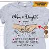 Mother&#39;s Day Custom T Shirt Mom &amp; Daughter Best Partner In Crime Ever Personalized Gift - PERSONAL84