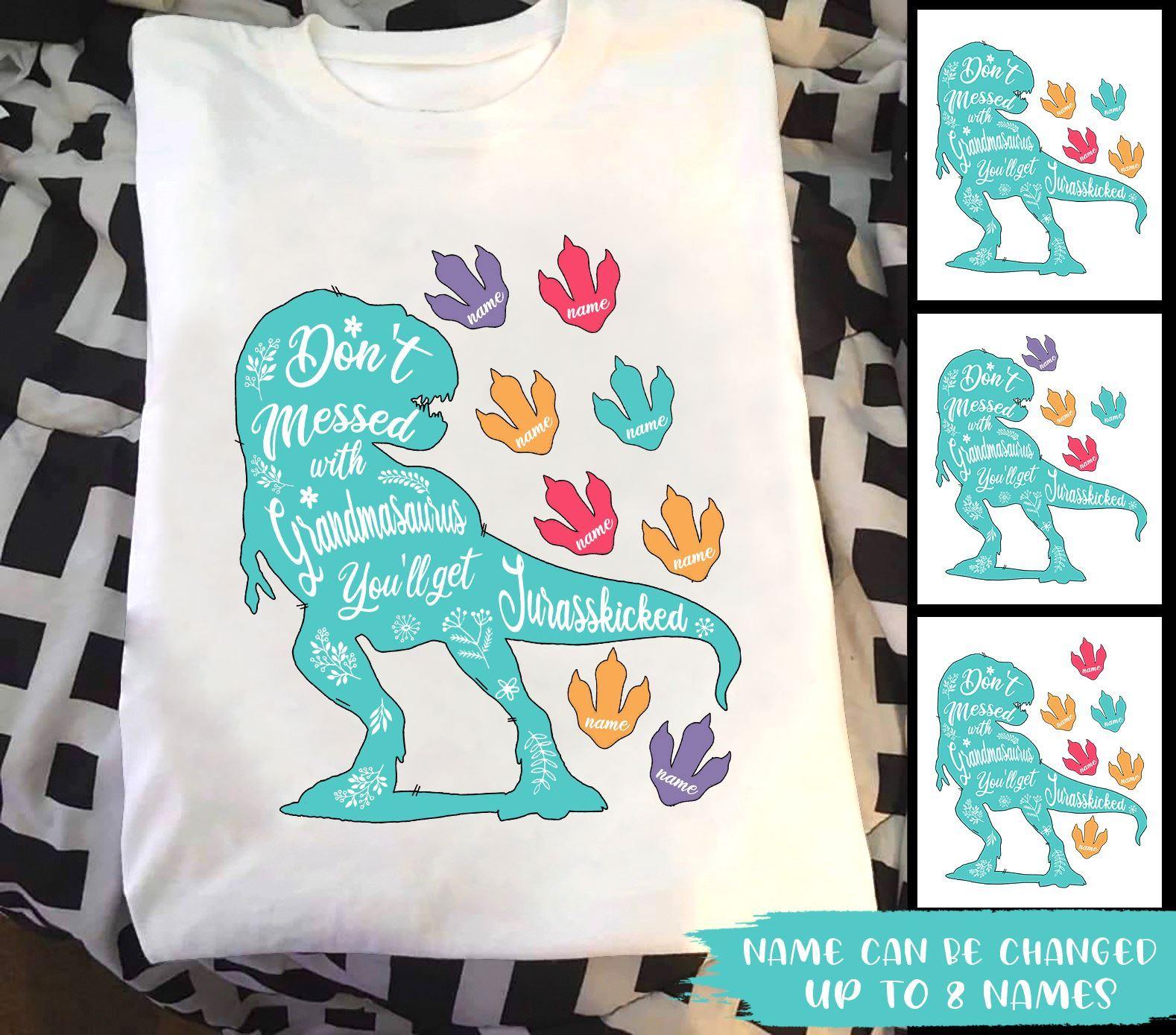 Mother's Day Don't Messed With Grandmasaurus Personalized Gift - PERSONAL84