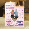 Mother&#39;s Day Grandparents Custom Wooden Candlestick I&#39;m Your Friend Personalized Gift - PERSONAL84