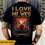 Motobike Custom Shirt I Love It When My Wife Let Me Ride My Motobike Personalized Gift - PERSONAL84