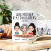 Mother And Daughter Custom Mug Like Mother Like Daughter Oh Shit Personalized Gift