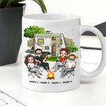 Camping Custom Mug Camping Crew Fires Friends Drinks Personalized Best Friend Gift