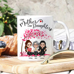 Mother Custom Mug Like Mother Like Daughter Personalized Gift