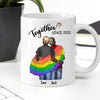 LGBT Couple Custom Mug Together Since Personalized Gift Pride Month