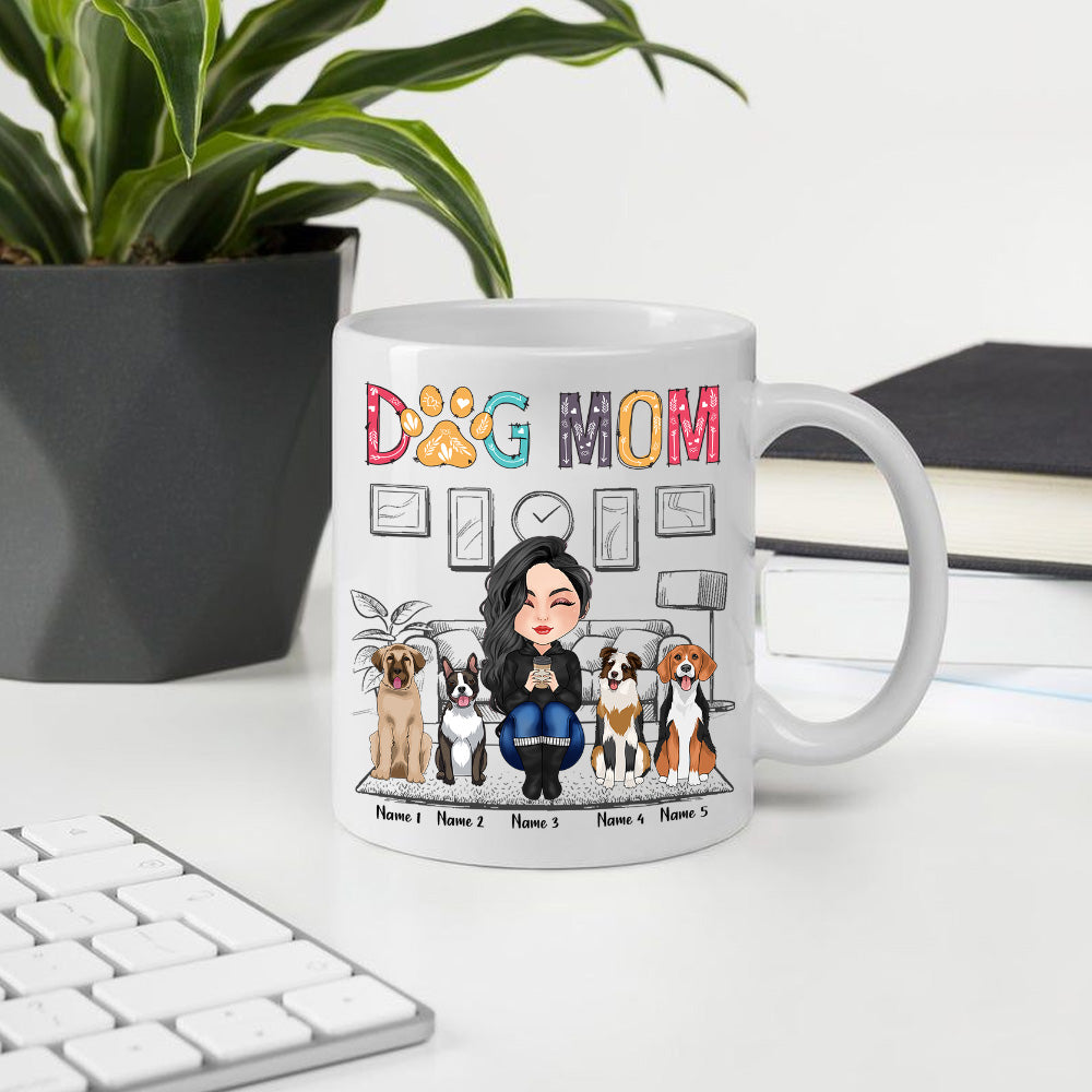 Dog Custom Mug Dog Mom They Aren't Just Dogs Personalized Gift For Dog Lover