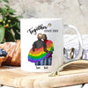 LGBT Couple Custom Mug Together Since Personalized Gift Pride Month