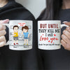 Couple Custom Mug Your Farts Stink But I Love You Funny Personalized Gift For Him