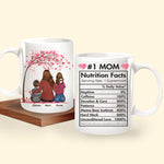 Mom Custom Mug Number 1 Mom Nutrition Facts Personalized Gift