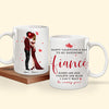 Couple Custom Mug Fiance Can&#39;t Wait To Marry You Personalized Valentine&#39;s Gift For Her Him