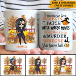 Horror Custom Mug Go To Pumpkin Patch Watch Horror Movies Personalized Gift