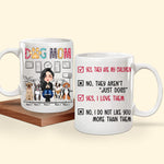 Dog Custom Mug Dog Mom They Aren't Just Dogs Personalized Gift For Dog Lover