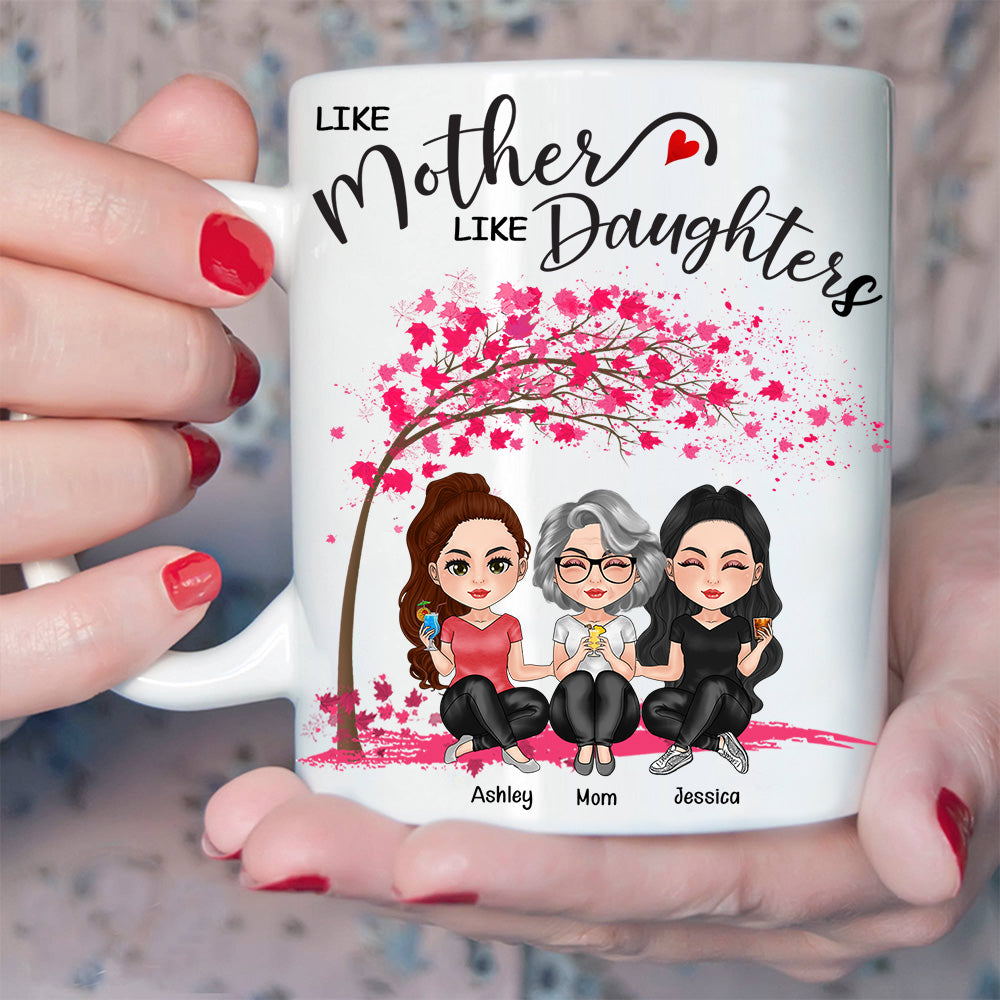 Mother Custom Mug Like Mother Like Daughter Personalized Gift