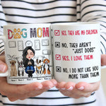 Dog Custom Mug Dog Mom They Aren't Just Dogs Personalized Gift For Dog Lover