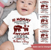 New Mom Custom Baby Onesie Grandma Told Me You Are Awesome Happy 1st Mother&#39;s Day Personalized Gift - PERSONAL84