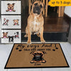 No Need To Knock We Know You Are Here Dog Doormat Personalized Dog Mud Mat, Dog Doormat For Muddy Paws - PERSONAL84