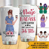 Nurse Bestie Custom Tumbler Nurse Only Because Badass Life Saver Isn&#39;t An Actual Job Title Personalized Coworker Gift - PERSONAL84